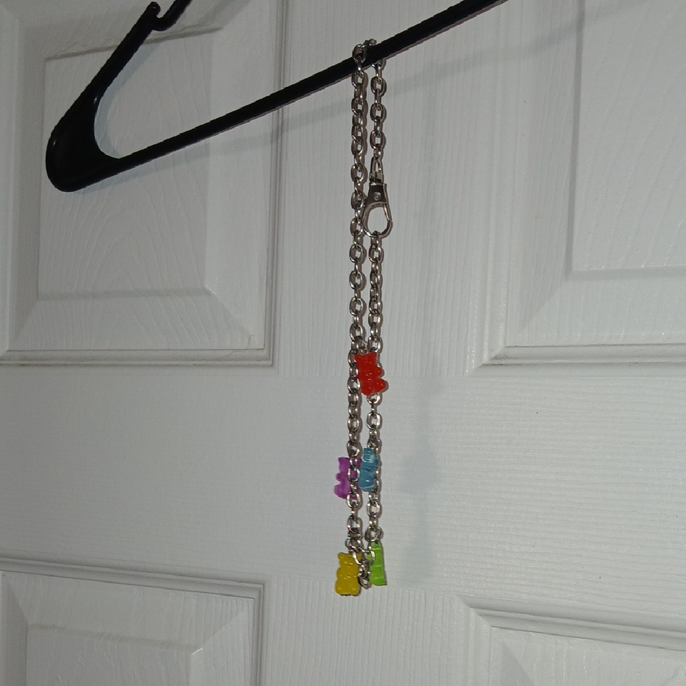 Colorful Gummy Bear Chain Necklace